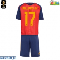 Spania Nico Williams #17 Hjemmedraktsett Barn VM 2026 Kortermet (+ Korte bukser)